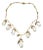 Bochic “Capri” Vintage Pearl, Ruby & Multi Gem Necklace Set in 18K & Silver For Sale