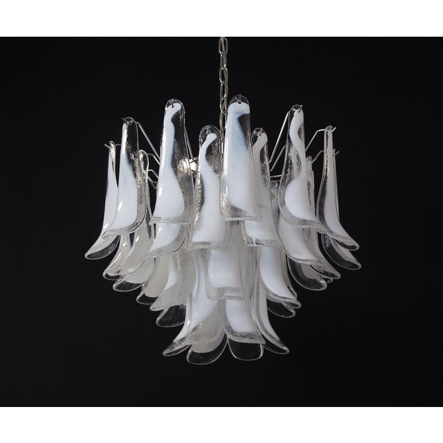 Vintage Italian Murano Chandelier, 1990 For Sale - Image 6 of 18