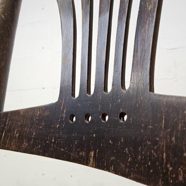 Art Nouveau Austrian Wicker Chair from Jakob & Josef Kohn, 1890s For Sale - Image 10 of 18