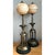 Mid-Century Modern Vintage Brass and Alabaster Table Lamps - Pair For Sale - Image 3 of 12