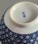 Late 20th Century Vintage Pair of Blue & White Porcelain Floral Japanese Asian Serving Rice Bowls, Marked For Sale - Image 5 of 7