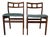 1970s Mid-Century Danish Modern D-Scan Teak Dining Chairs – Pair For Sale