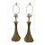 70s Vintage Brass Flared Trumpet Table Lamps Attributed to Tony Paul - A Pair For Sale