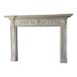 Early 19th Century English Pine Mantel For Sale