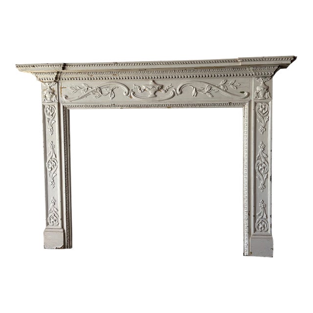 Early 19th Century English Pine Mantel For Sale