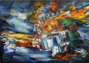 "Homecoming" Original Oil Painting by Sergei Inkatov