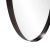 Kenneth Ludwig Chicago Kenneth Ludwig Chicago Steele Black Round Mirror For Sale - Image 4 of 7