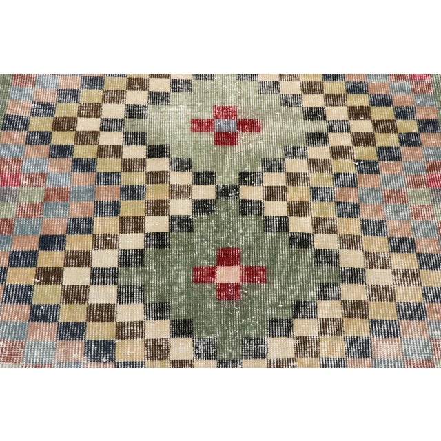 Mid 20th Century Vintage Turkish Sivas Rug, 03'02 X 06'06 For Sale - Image 5 of 10