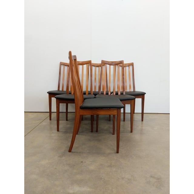 G Plan Set of 6 Vintage Mid Century Modern Dining Chairs by G Plan For Sale - Image 4 of 9