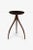 Roger Lee Sprunger for Dunbar splayed leg drink table, solid turned walnut top with edge detail with solid legs. Signed...