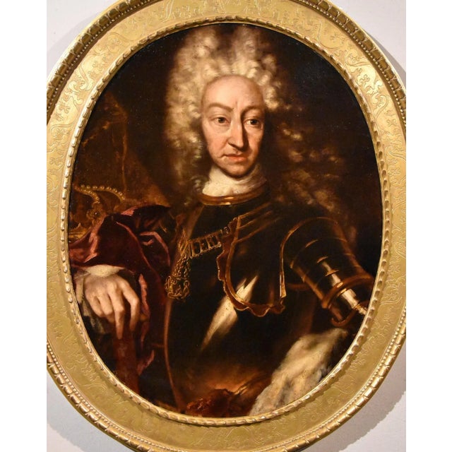 Maria Giovanna Battista Clementi Detta La Clementina, King Sovereign of Savoy Clementi, 1730, Oil on Canvas, Framed For Sale - Image 13 of 13