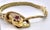 Gemstone Late 19th Century 14k Yellow Gold Snake Bracelet For Sale - Image 7 of 10