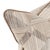 Featuring a soothing palette of warm neutrals and intricate stitched patterns, this textile blends modern sophistication...