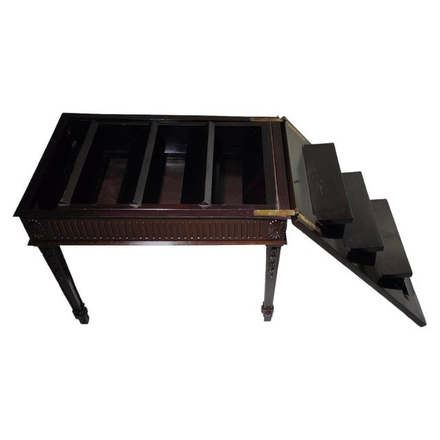 Wooden Library Staircase, 1880s For Sale - Image 17 of 18