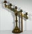 Antique U.S. Army Brass Candelabras: Adjustable Pair For Sale - Image 9 of 10