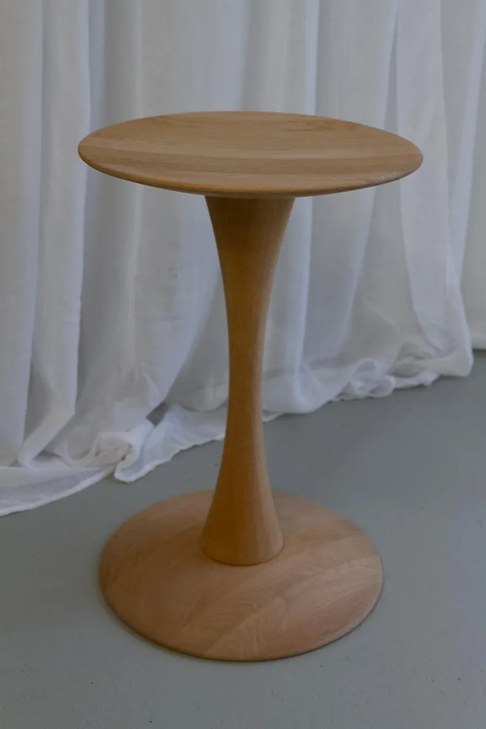Danish Modern Oak Side Table Trisse by Nanna Ditzel | Chairish