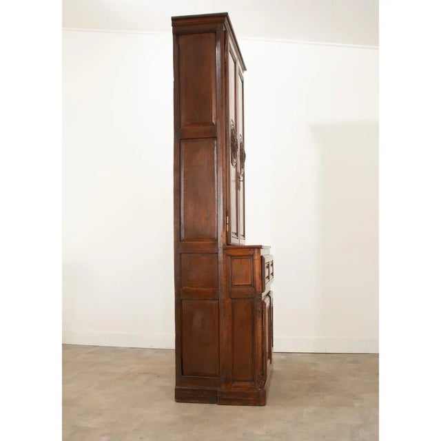 French 18th Century Louis XV Buffet À Deux Corps For Sale - Image 12 of 13