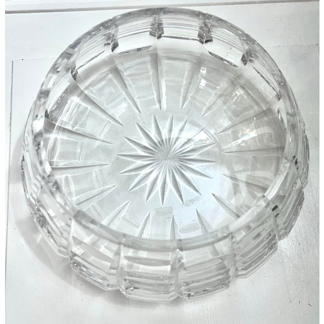 Waterford Crystal 1970s Waterford Cut Crystal Tralee Bowl For Sale - Image 4 of 7