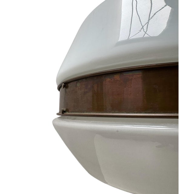 Arts & Crafts Large Pendant in the style of Peter Behrens, 1900s For Sale - Image 9 of 11