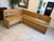 Farmhouse Corner Bench Group in Wood For Sale - Image 6 of 14