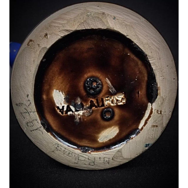 Mid 20th Century Mid 20th Century Vallauris Ceramic Ewer or Soliflore – Signed For Sale - Image 5 of 7