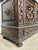 Magnificent Spanish blanket chest crafted in richly carved wood with bold Renaissance Revival styling. The chest features...