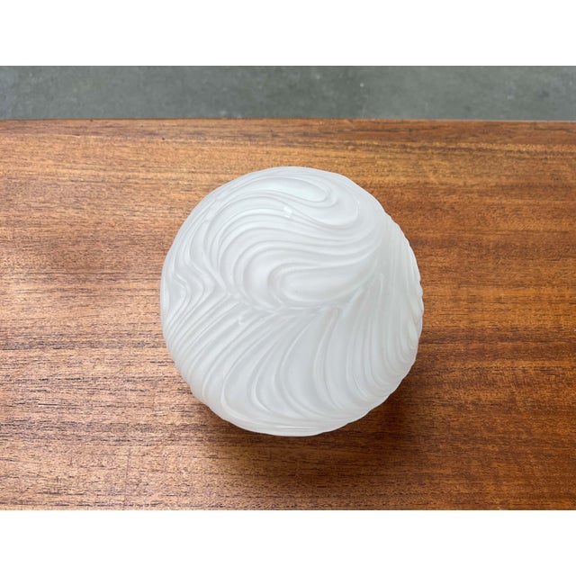 Metal Mid-Century Modern Swiss Space Age Replacement Spare Glass by E.R. Nele for Temde, 1960s For Sale - Image 7 of 9