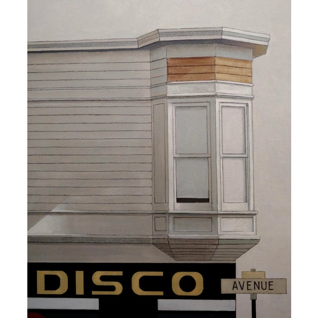 Sergon - Disco Avenue - Oil Painting on Canvas For Sale - Image 4 of 10