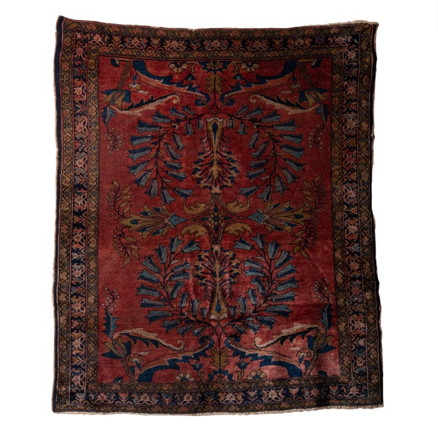 1920s Antique Lilihan Rug, 1920s For Sale