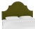 Halsted Headboard in Apple Green Classic Velvet, California King For Sale In Chicago - Image 6 of 6