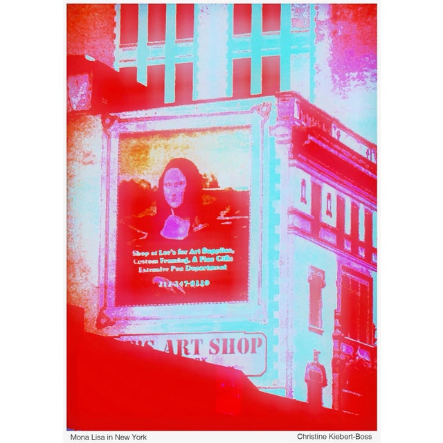This is a 9x12 giclee print of a photo taken of an advertising sign for Lee’s Art Shop on the side of a building in NYC....