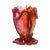 Clear Fuchsia, Clear Orange, Matt Bordeaux Indian Summer Extracolor Vase by Gaetano Pesce for Fish Design For Sale