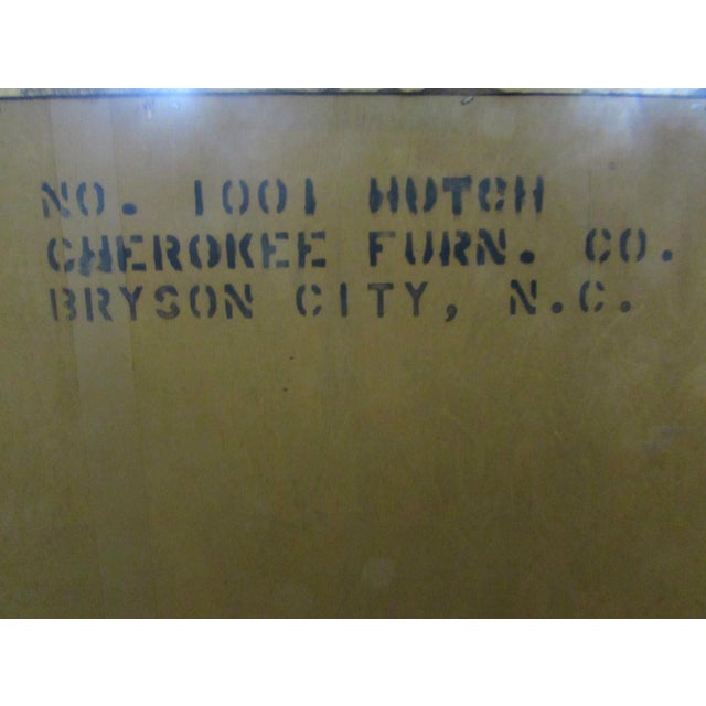 Vintage Country Style Maple Cabinet Server For Sale - Image 13 of 13