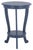 Cerulean Mary Pedestal Table in Blue For Sale - Image 8 of 8