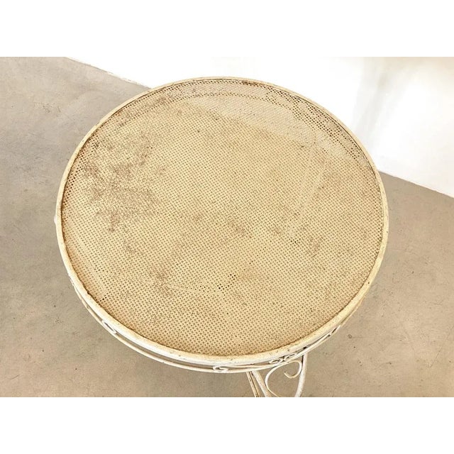 Round Table in Iron, 1960s For Sale - Image 4 of 11