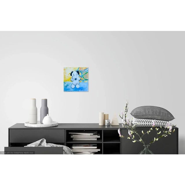 "Baby Beagle" Contemporary Painting For Sale - Image 4 of 5