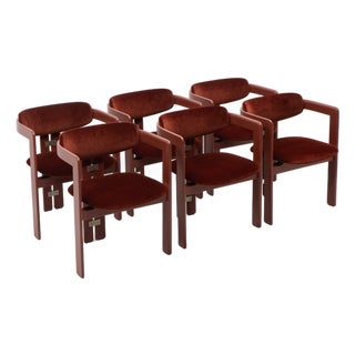 Pamplona Chairs by Augusto Savini for Pozzi, 1970s, Set of 6 For Sale