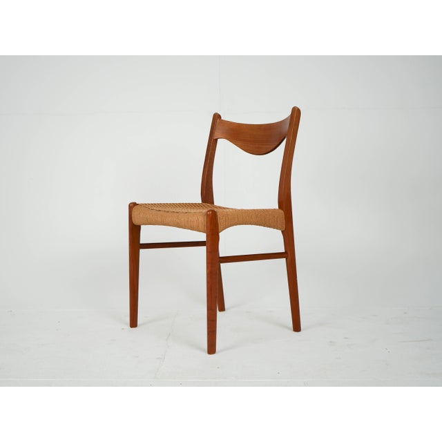 Vintage GS61 Teak Chairs by Arne Wahl Iversen, 1960s, Set of 6 For Sale - Image 6 of 17
