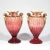 Antique 19th Century French Porcelain Handled Vases or Mantel Urns in Flambe Red Glaze - a Pair For Sale - Image 13 of 13
