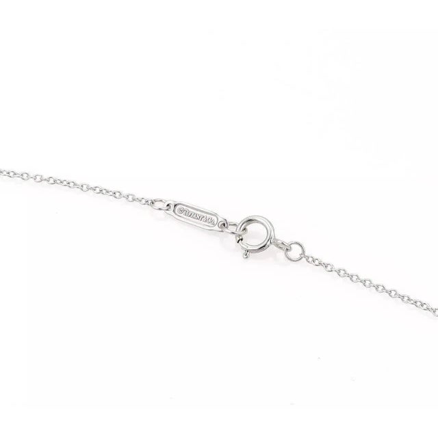 Tiffany and Co. Tiffany & Co. Aria Pink Tourmaline 18k White Gold Pendant Necklace For Sale - Image 4 of 6