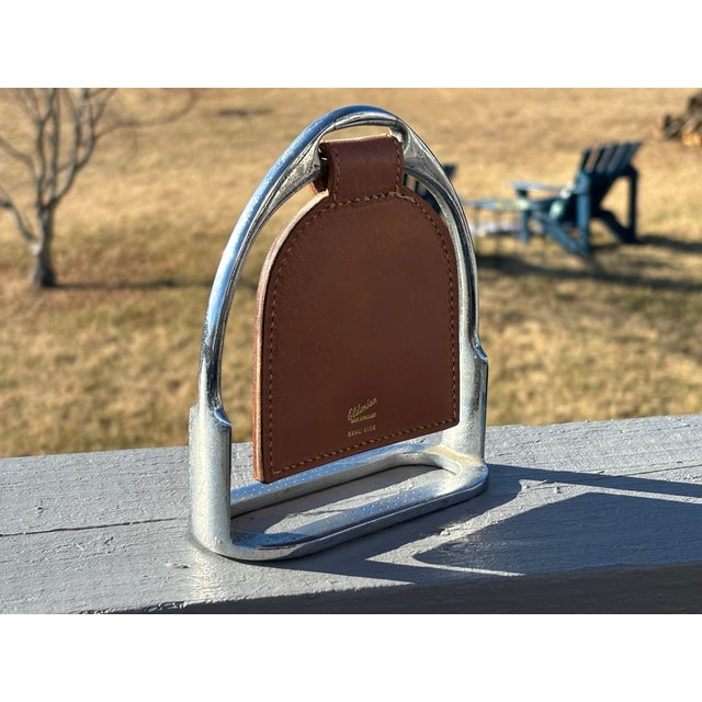 Early 20th Century Early 20th C. British Market Stirrup Design Desk Calendar For Sale - Image 5 of 9