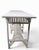 Early 20th Century Large Stick Wicker Console Table in White Paint Finish For Sale - Image 18 of 18