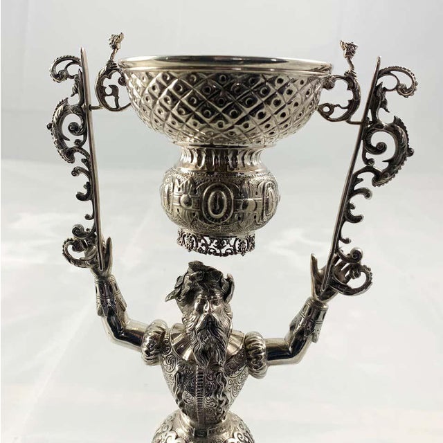 19th Century Silver Wager Cups, Set of 2 For Sale - Image 9 of 12
