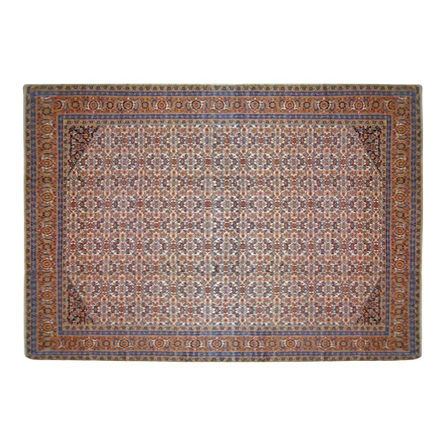 Antique Persian Tabriz Oriental Carpet in Room Size with Herati Design For Sale
