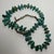 Rustic Southwestern Turquoise Nugget and Silver-Tone Bead Necklace – 25″ For Sale - Image 3 of 3