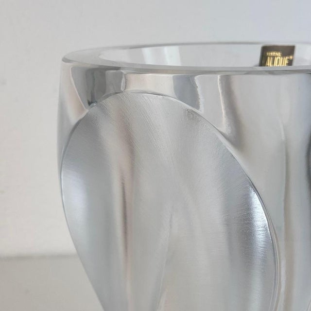Flamme Crystal Vase from Lalique Paris, 1970s For Sale - Image 17 of 18