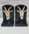 Add an elegant touch of vintage character to your bookshelf with this **Vintage Mid-Century Modern Fitz & Floyd Gazelle...