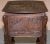 Burmese Hand-Carved Peacock Sewing Table or Cupboard with Open Top, 1880s For Sale - Image 11 of 18