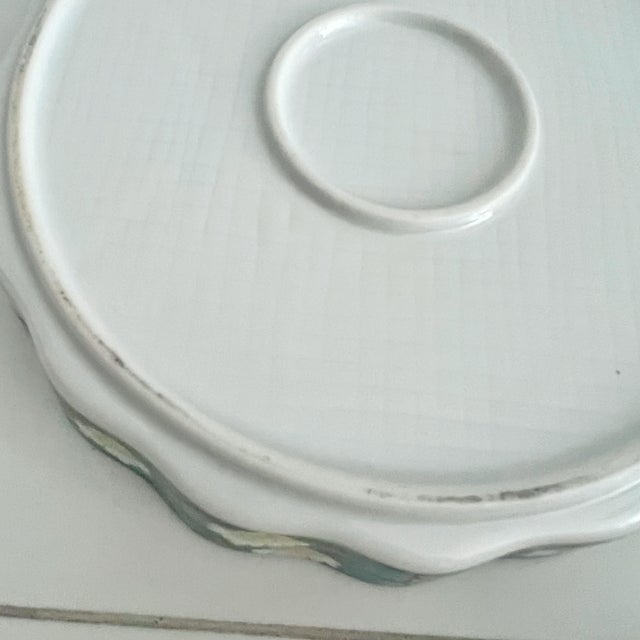 Ceramic Japanese Colorful Medium Plates From Japan Arita Ware Gozan Kiln Floral Nature - Set of 5 For Sale - Image 7 of 11
