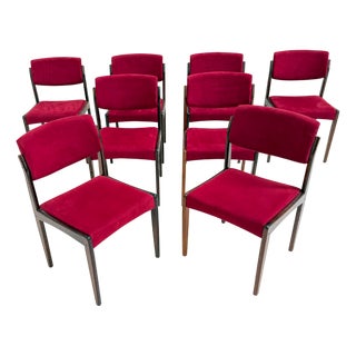 Danish Modern Rosewood Dining Chairs by H. W. Klein for Bramin, 1960s, Set of 8 For Sale